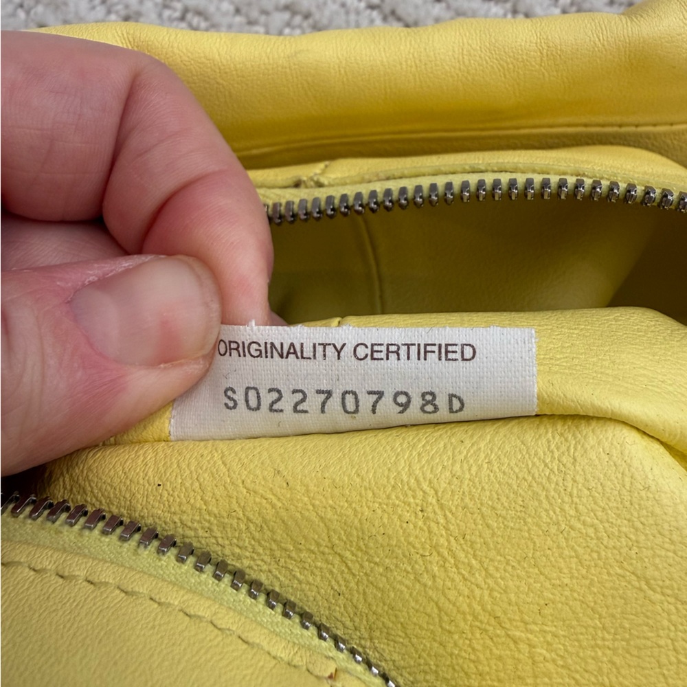 Bottega Veneta Double Knot mini bag leather yellow - Picture 10 of 15